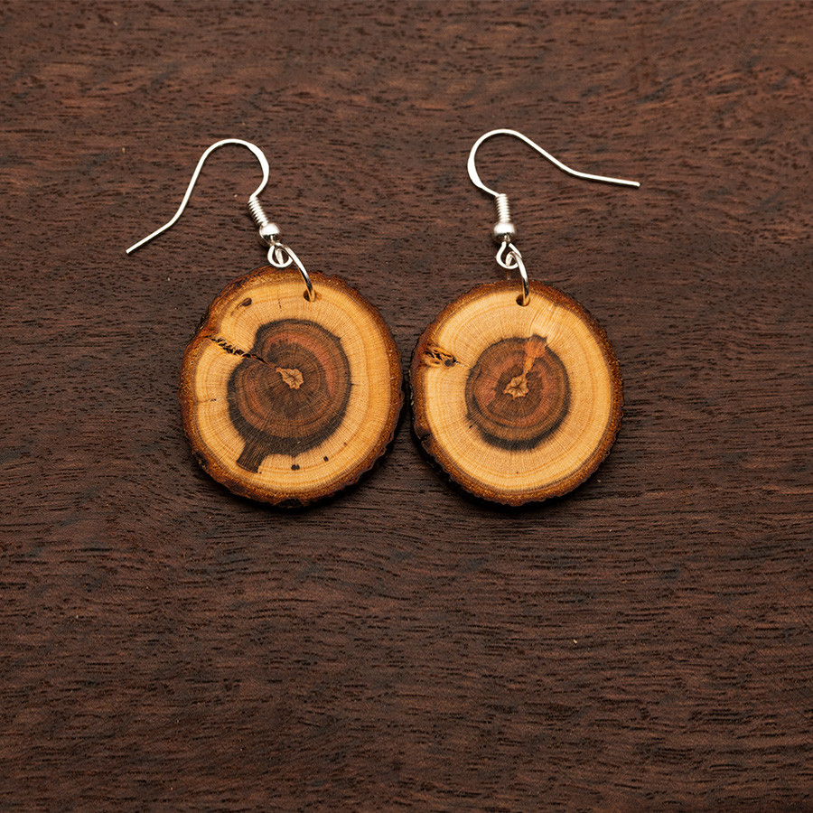Marille 4882 Ohrringe Holzschmuck aus Naturholz / Anhänger Marille 4882 Ohrringe Holzschmuck aus Naturholz / Anhänger